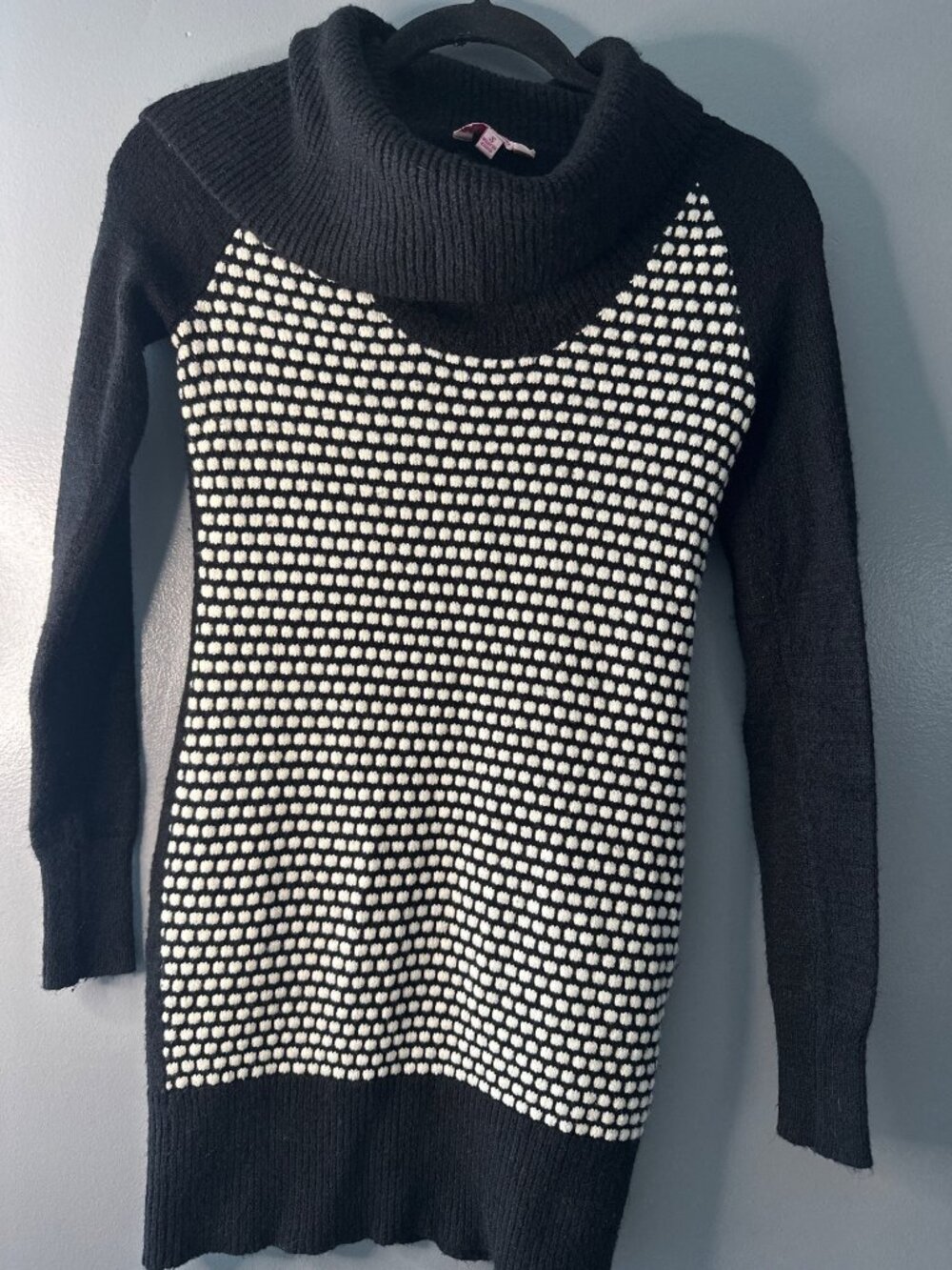 Candie's Sweater Dress Women's Small Knit Mini Fall Y2K Coquette Preppy Fairy